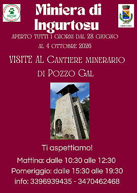 Orari estivi visita Pozzo Gal
